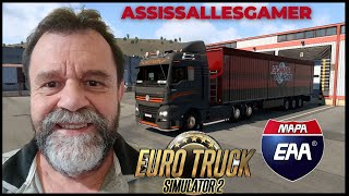 COMBOIO COM OS AMIGOS NO MAPA EA STD ESTRADEIRO  SERVIDOR 128 PLAYERS  ETS2 151 OFICIAL [upl. by Jacoby]