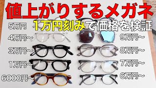 値上げラッシュのメガネの価格を検証！ モスコット「レムトッシュ」が２倍？ 鯖江＆海外ブランドの最新相場とは？ [upl. by Reneta]