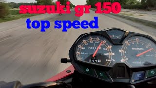 suzuki gr 150 2022 top speed test [upl. by Sairu]