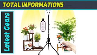 Wolezek Grow Lights Best Full Spectrum LED Plant Lamp with Adjustable Stand [upl. by Libbey915]