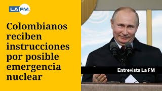 Colombianos informan sobre posible emergencia nuclear cerca a Ucrania [upl. by Ferne]