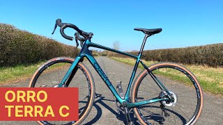 New Gravel Bike Orro Terra C  First Ride First Impressions [upl. by Zachary]