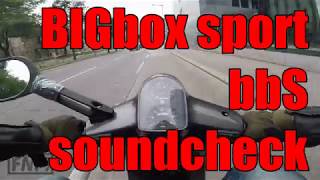 vespa bgm BIG BOX SPORT  bbs SOUNDcheck 31  Malossi 221cc  FMPguides [upl. by Tymes293]