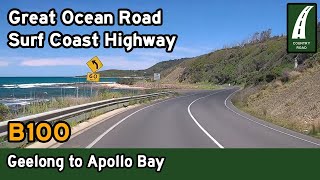 Australias most scenic road Driving the Great Ocean Road – Geelong to Apollo Bay 4K [upl. by Angrist]