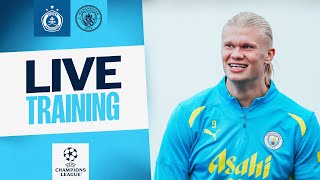 WATCH LIVE TRAINING SLOVAN BRATISLAVA v MAN CITY  CHAMPIONS LEAGUE [upl. by Notsnarc]