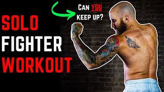 60 Minute Fighter Follow Along Workout AtHome Solo Muay Thai Workout [upl. by Infield260]