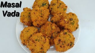 ಮಸಾಲ್ ವಡೆ  ಆಂಬೊಡೆ ಮಾಡುವ ವಿಧಾನ  Masala vada Recipe  Crispy masala vada recipe in Kannada [upl. by Bloxberg]