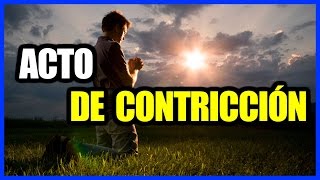 ACTO DE CONTRICCIÓN ORACIÓN  Fe y Salvación [upl. by Ramilahs922]