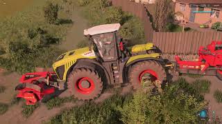 Fs22 reshade realistic graphic presets  gameplay with claas xerion 4500 amp GXF 3605 mower  Premium [upl. by Bernice878]