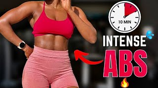 ‘ABS’olute FLAT STOMACH In 10 Days10 Min ABS You Need  No Equipments [upl. by Grieve]