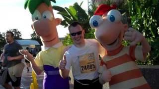 2011 Walt Disney World Half Marathon Phineas and Ferb [upl. by Aip]