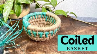 How to Coil a Basket for Beginners [upl. by Dine]