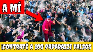 ¡Contraté a 100 paparazzi FALSOSAirrack Español [upl. by Olotrab]