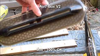 Air7 fin box test V2 for inflatable SUP use any regular US box fin [upl. by Yrrep]