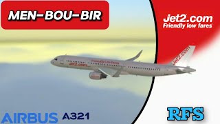 RFSReal Flight SimulatorJet2 A321 Menorca  Bounermouth  Birmingham [upl. by Huey]