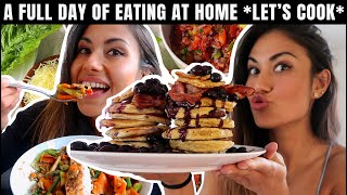 A FULL DAY OF EATING AT HOME [upl. by Aniras]