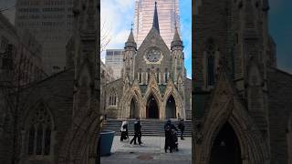 Christ Church Cathedral⛪️shortvideo shorts cathedral placestovisit canadatravel foreigner [upl. by Zoara]