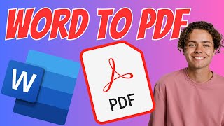 How to Convert Word Document to PDF  Word File to PDF Converter [upl. by Atika]