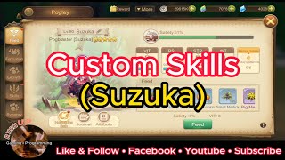 Custom Skills for Suzuka  Draconia Saga [upl. by Aneev]