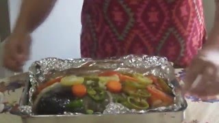 Peixe Assado no Forno com Legumes [upl. by Trevorr]