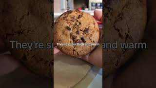 New Costco food court double chocolate chip cookies costco costcofoodcourt costcocookies [upl. by Alcina]