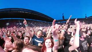 Rammstein Praha 2017 VR 360 video Du hast [upl. by Fotinas291]