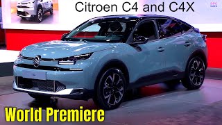 2025 Citroen C4 and C4X World Premiere Paris Motor Show [upl. by Orose]