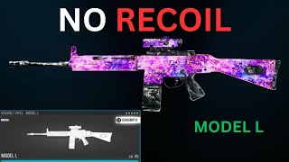 This MODEL L MAX Damage Build has NO RECOIL ⚡️  Best Class Setup warzone blackops6 model [upl. by Murrell871]