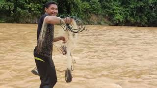 Best fishing nets fisherman villager  traditional fishing [upl. by Ellehsar]