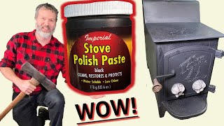 Transform Your Wood Stove With Stove Polish Paste [upl. by Dunson]