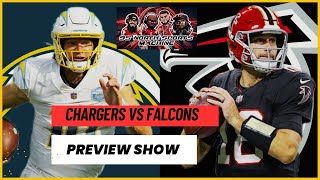 Los Angeles Chargers vs Atlanta Falcons LIVE Preview Show [upl. by Barnaby]