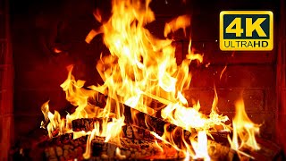 🔥 Cozy Fireplace 4K 12 HOURS Fireplace with Crackling Fire Sounds Crackling Fireplace 4K [upl. by Zipporah536]