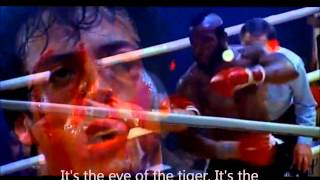 Eye of the Tiger  Survivor Rocky III Lyrics [upl. by Lebbie]