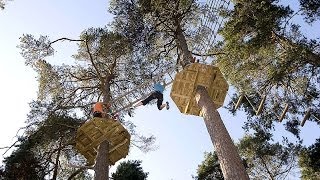 Grenzen überschreiten  ein Tag im Klettergarten am Brombachsee [upl. by Weisler]