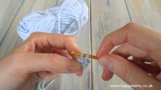 crochet How To  Single Crochet sc  Absolute Beginners [upl. by Onitnerolf]