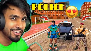 Rope hero become police officer  rope hero vs dangerous villain gameplay 100 [upl. by Oluap]