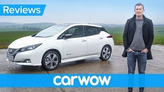 Nissan Leaf 2020 EV indepth review  carwow Reviews [upl. by Anaidni]