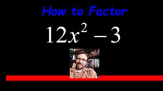 How to Factor GCF then Difference of Squares [upl. by Yeslaehc]