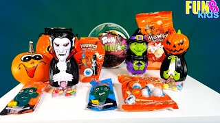 Zábavná Písnička pro Děti  HALLOWEEN Sladkosti 🎃 Rozbalování a Ochutnávání s FunBKids [upl. by Aruon]