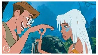 Milo helps Kida read an ancient language  Atlantis The Lost Empire [upl. by Bedwell997]