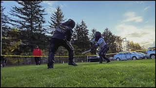 S4  Cigar Vault  Youngstown Renaissance Rapier Academy  Exhibition Pt 1  Steel HEMA Sword Fight [upl. by Glavin]