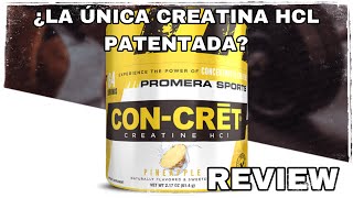 Con Cret Creatina HCL Patentada de Promera Sports  La mejor y más pura Creatina HCL del mercado [upl. by Savdeep]