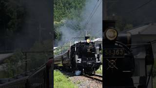 【4K縦動画】C58363 門鉄デフ！秩父鉄道・SLパレオ 白久駅通過！ ChichibuRailway Steam locomotive Class C58 quotPALEO EXPRESSquot [upl. by Server]