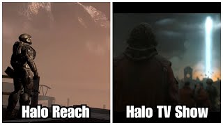 Glassing in the Halo TV Show vs Halo Reach [upl. by Gaultiero389]