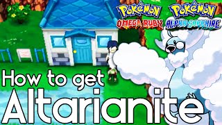 How to Get Altarianite – Pokemon Omega Ruby and Alpha Sapphire – Pokemon ORAS How To [upl. by Becker477]