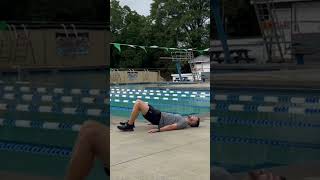 Backstroke Kick Exercise  Glute Bridge [upl. by Atilem]