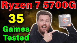 Ryzen 7 5700G — Review — 35 Games Tested — No Graphics Card Required [upl. by Nabalas]