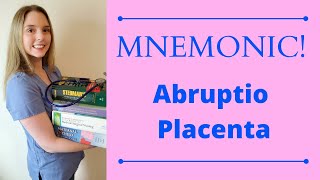 MNEMONIC FOR ABRUPTIO PLACENTA [upl. by Sonahpets]