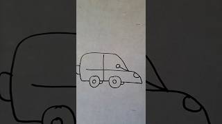 Car easy drawing drawing easy easydrawing car shorts [upl. by Misti]