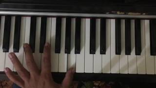 How to play Nira Jaile Risauni on piano [upl. by Aemat]